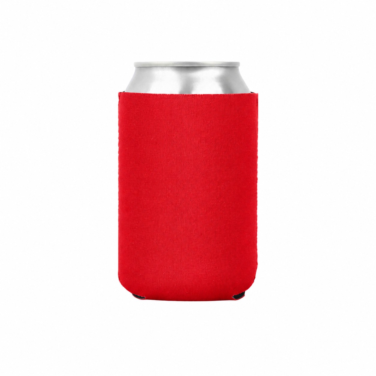 Magnetic Neoprene Can Cooler — Red