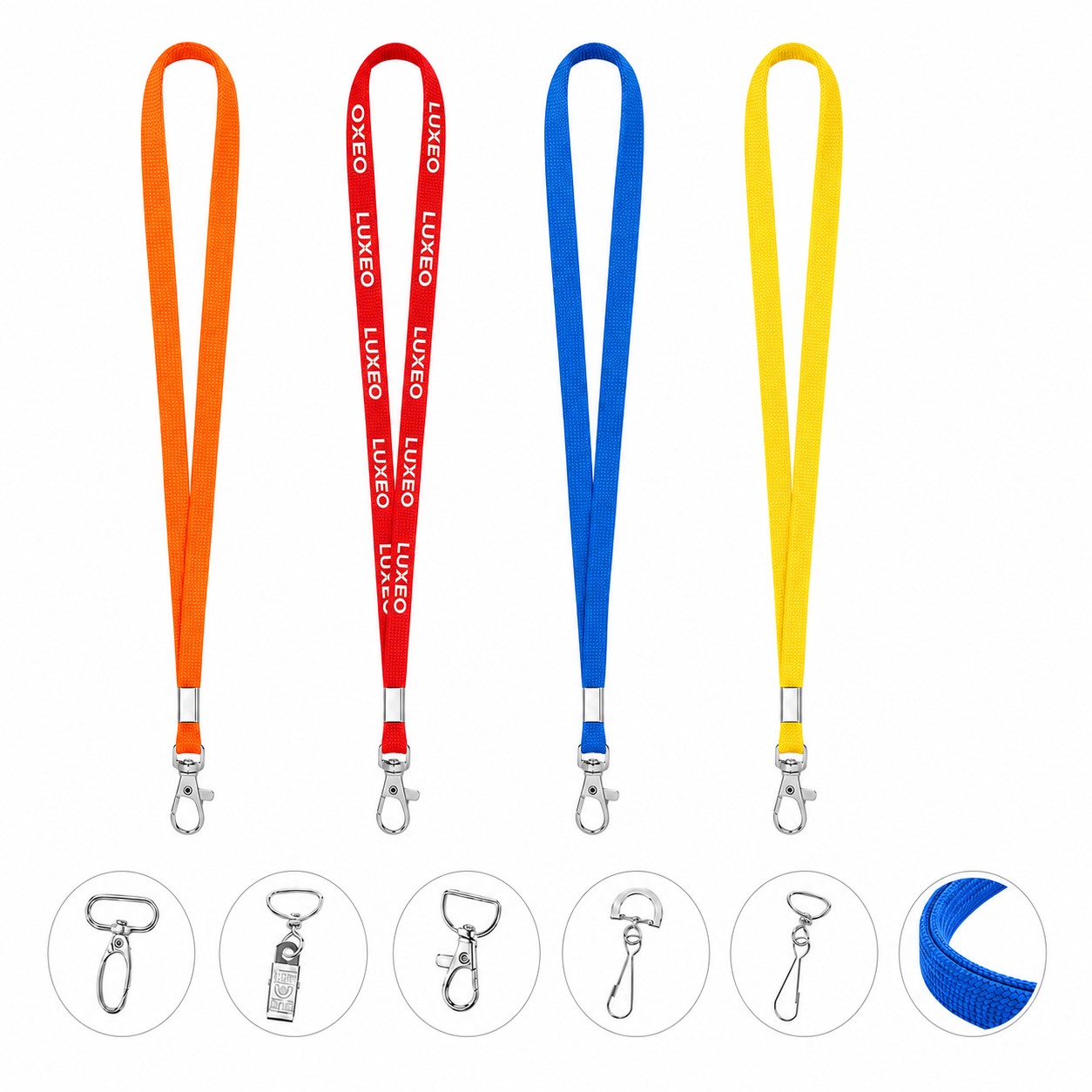 Tubular Polyester Badge Lanyard