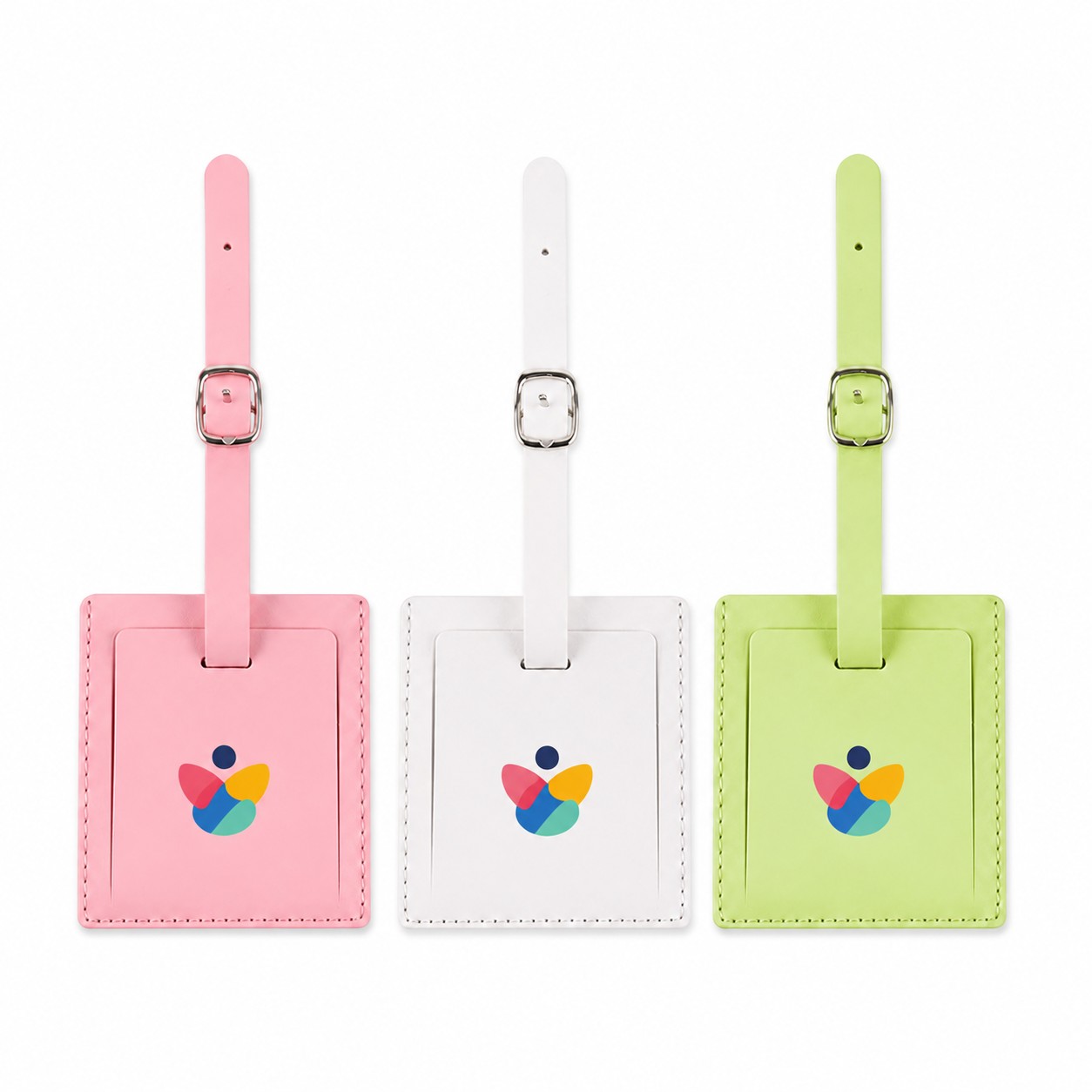 PU Luggage Tag With Privacy Flap