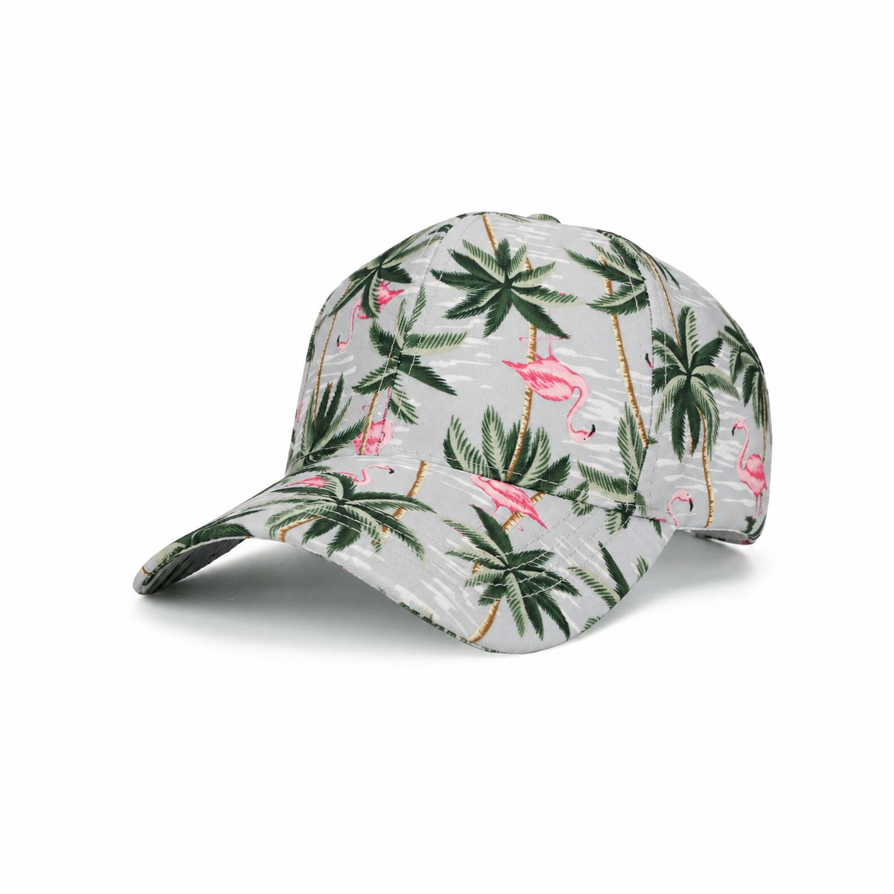 Lightweight Polyester Structured Cap — Silver