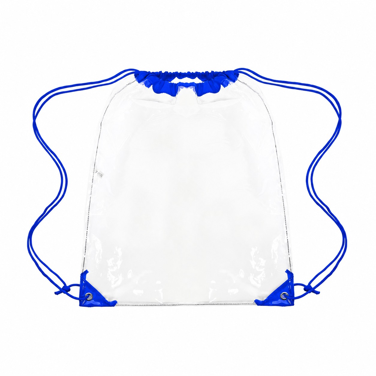 Large Reinforced Corners Drawstring Bag — Royal Blue