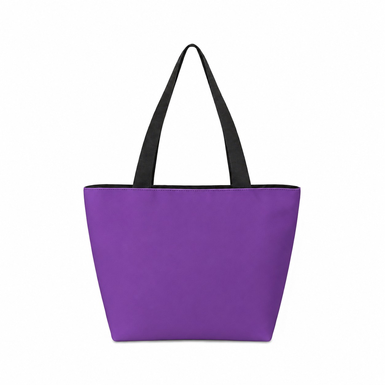 Polyester Everyday Carry Bag With Zipper — Purple