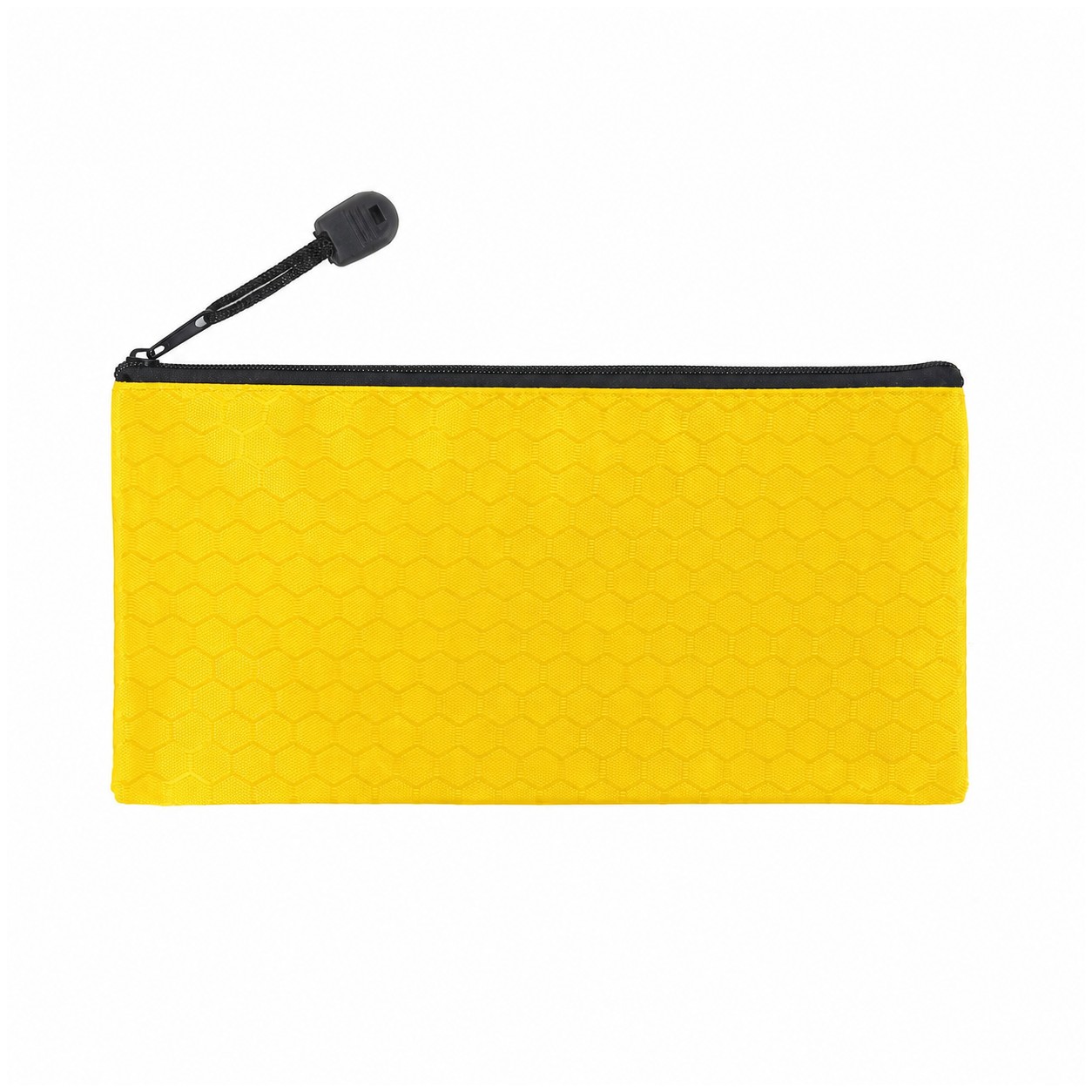 Waterproof Canvas Pencil Pouch — Yellow