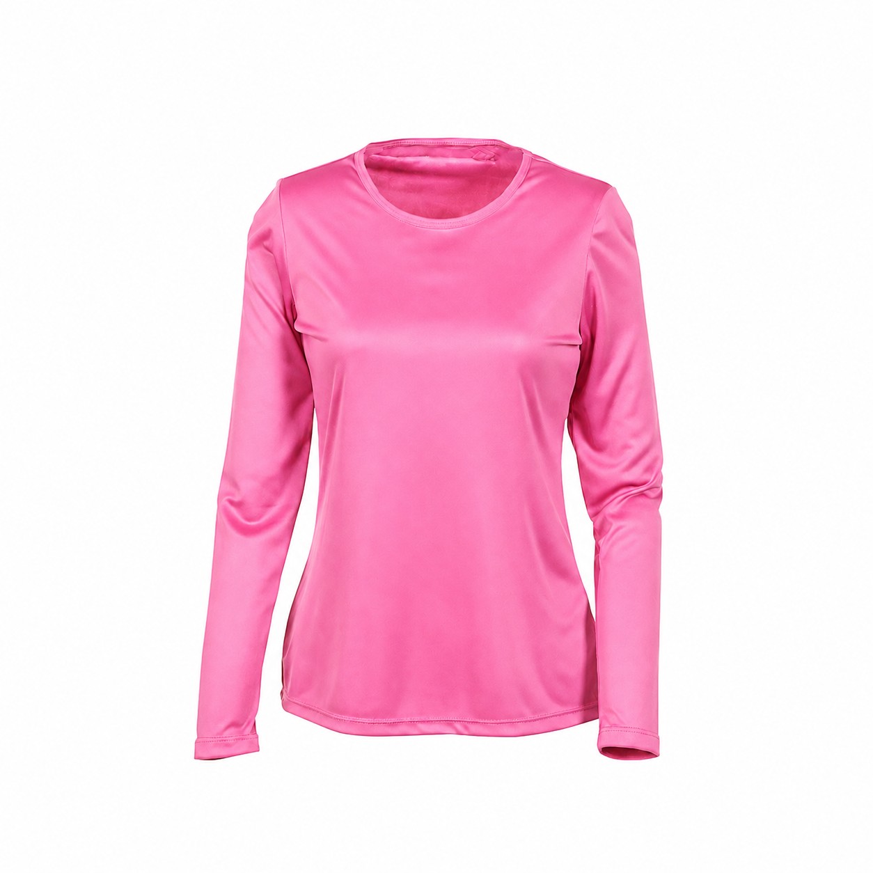Ladies Recycled Polyester Cooling Tee — Pink