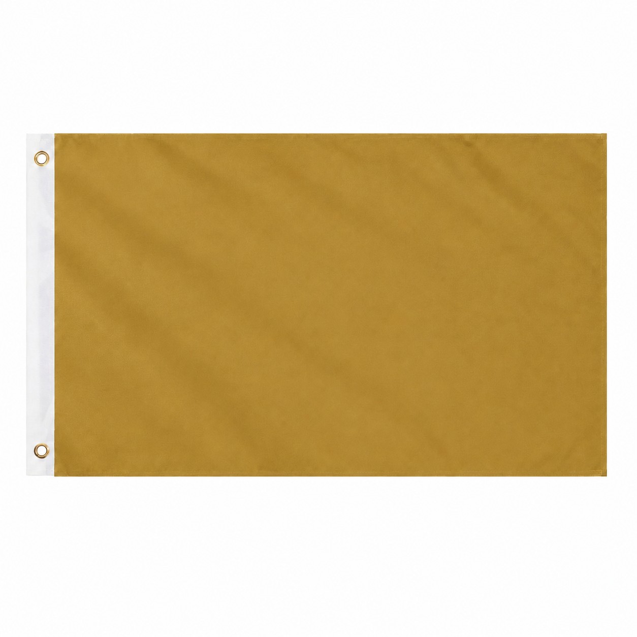 3' Double Sided Polyester Flag — Bronze Gold
