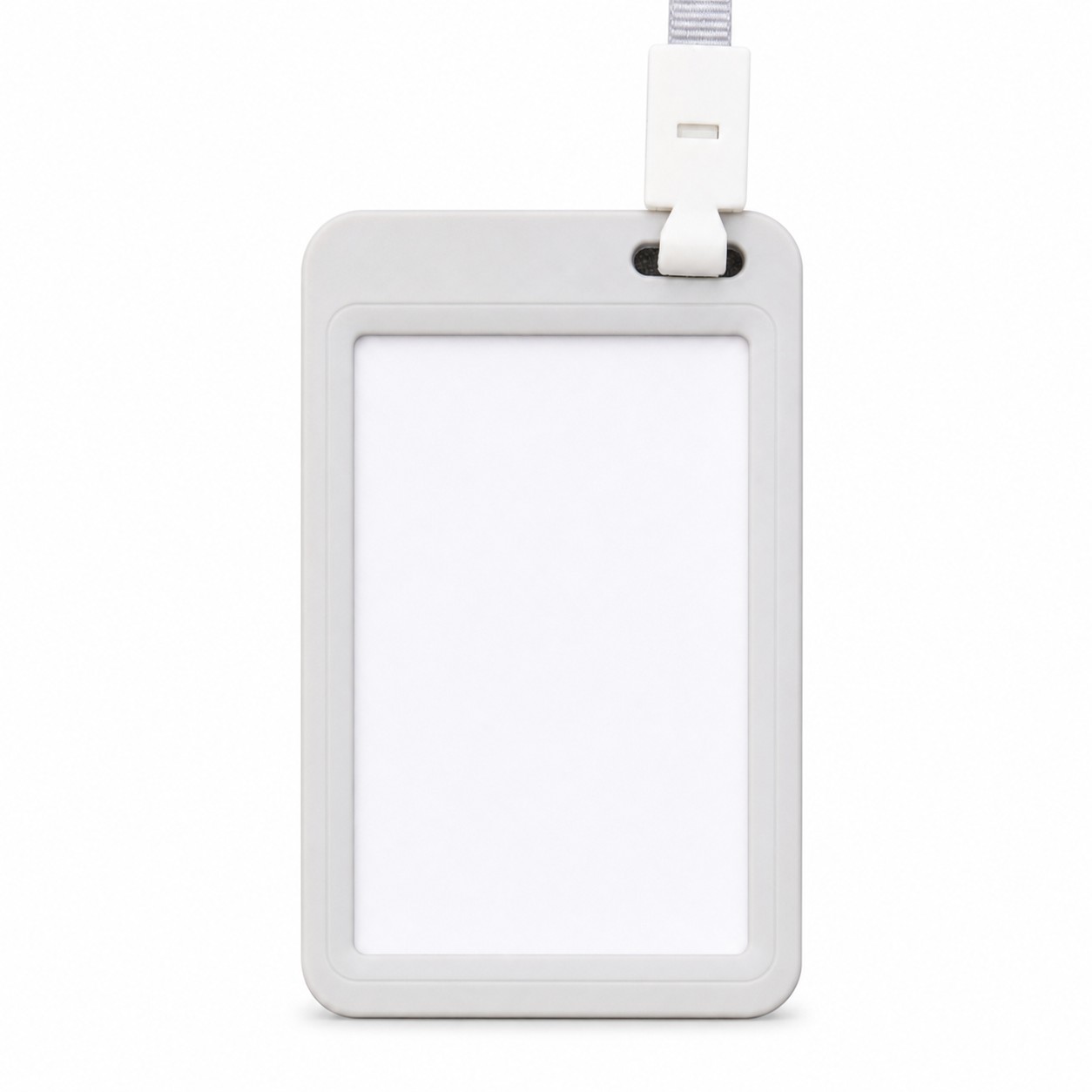 Polypropylene ID Badge Holder With Lanyard — view 2