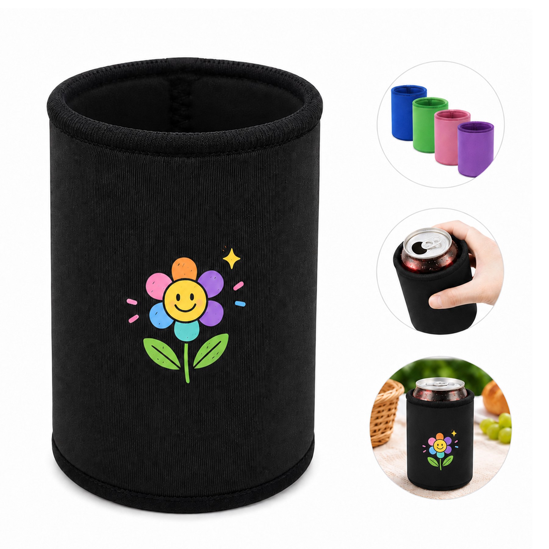 Open Top Neoprene Can Cover