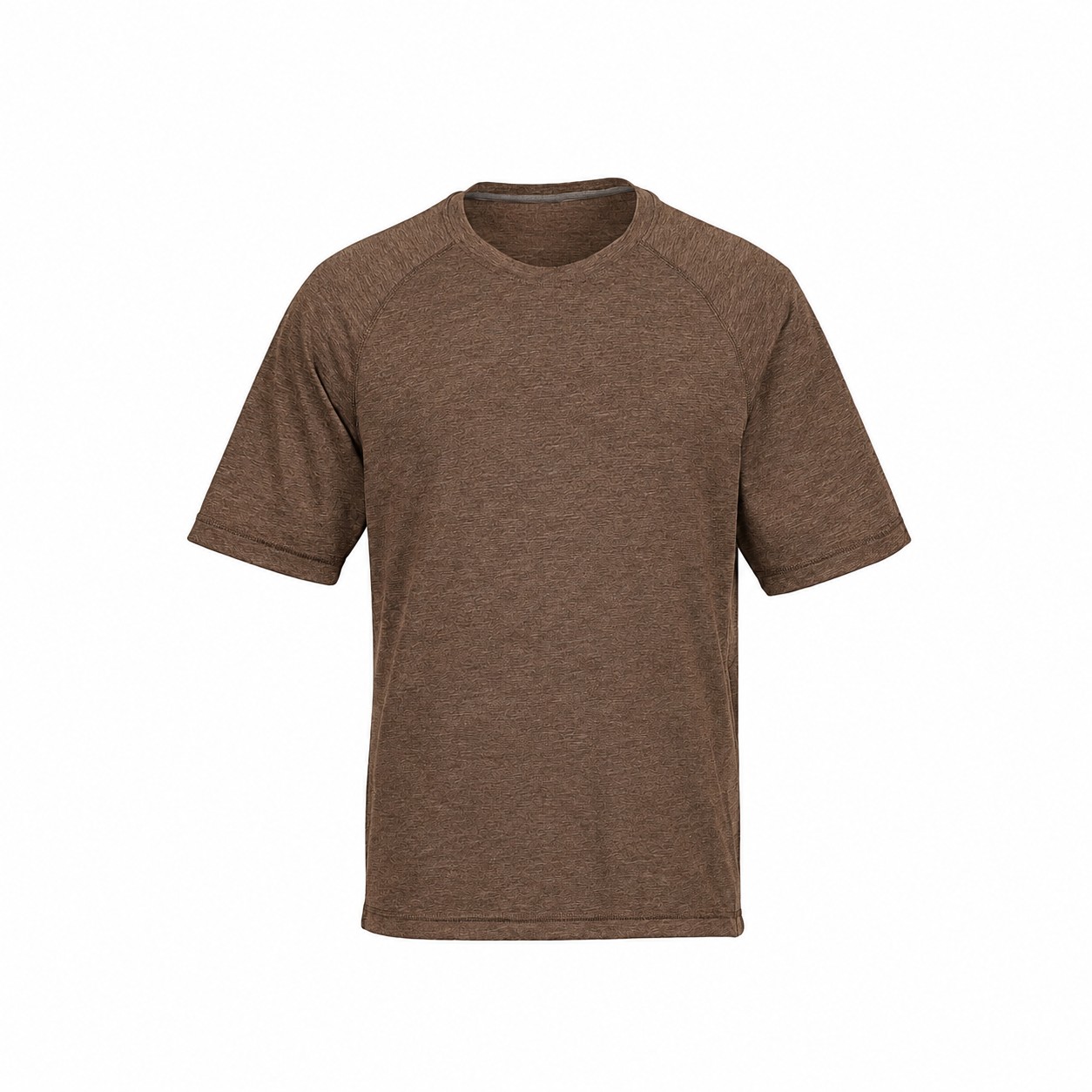Men's Tri-Blend Moisture-Wicking Raglan T-Shirt — Brown