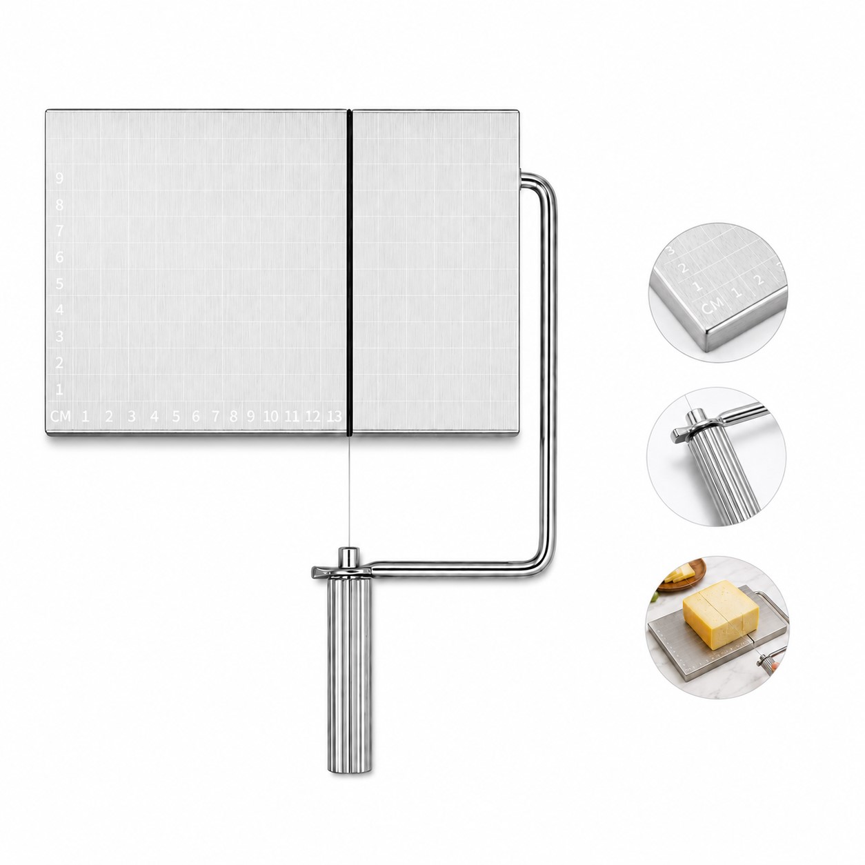Stainless Steel Wire Cheese Slicing Board