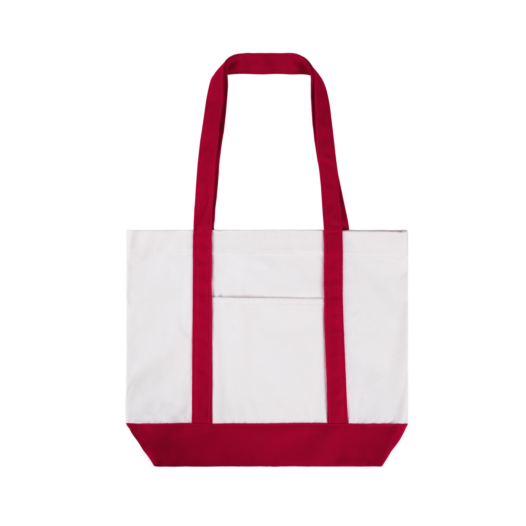 Structured Bottom Cotton Tote Bag — view 2
