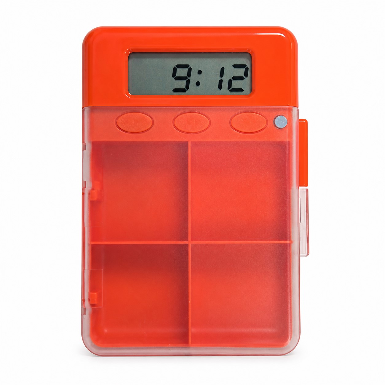 Digital Alarm ABS Pill Organizer — view 2
