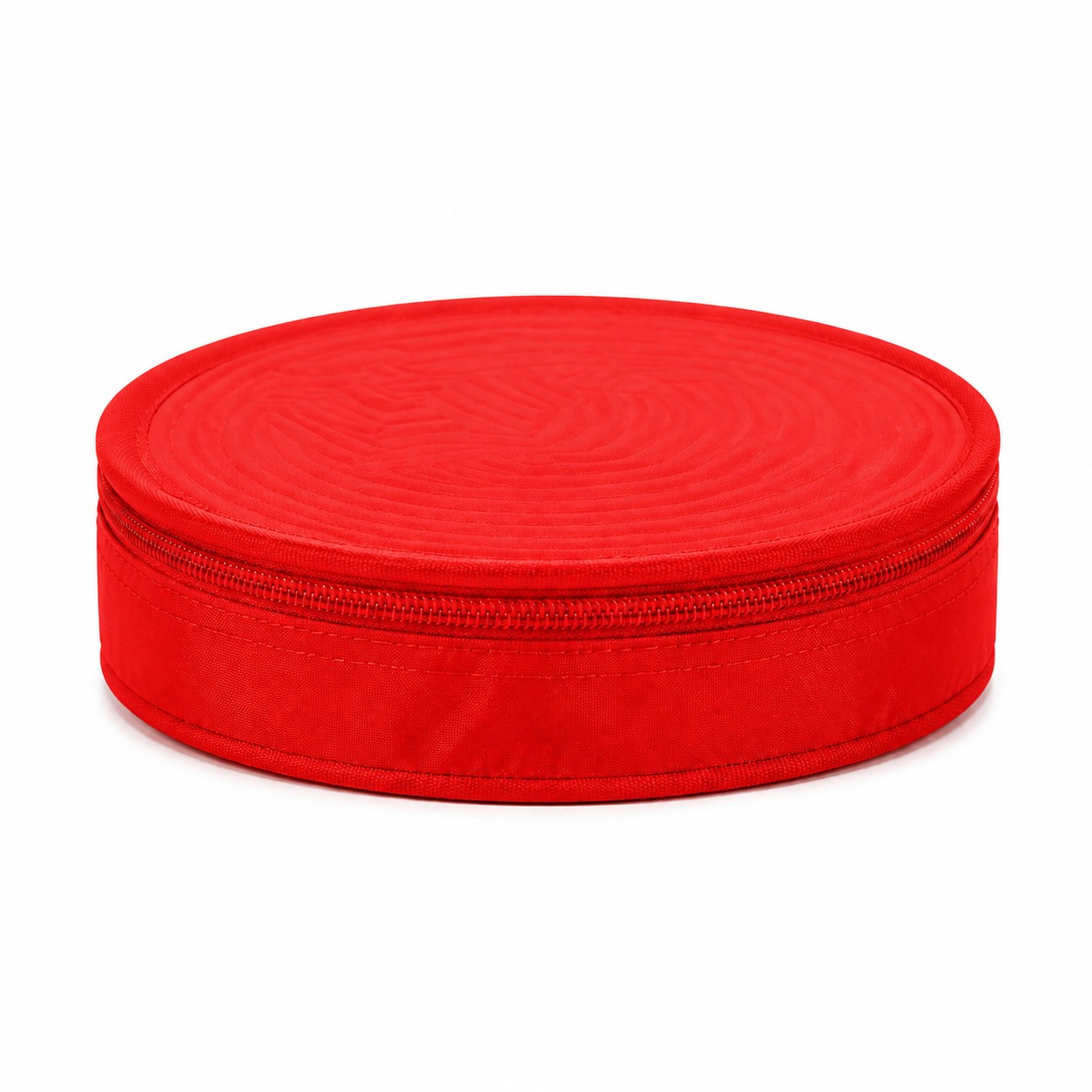 Four Section Collapsible Plastic Cup — Red
