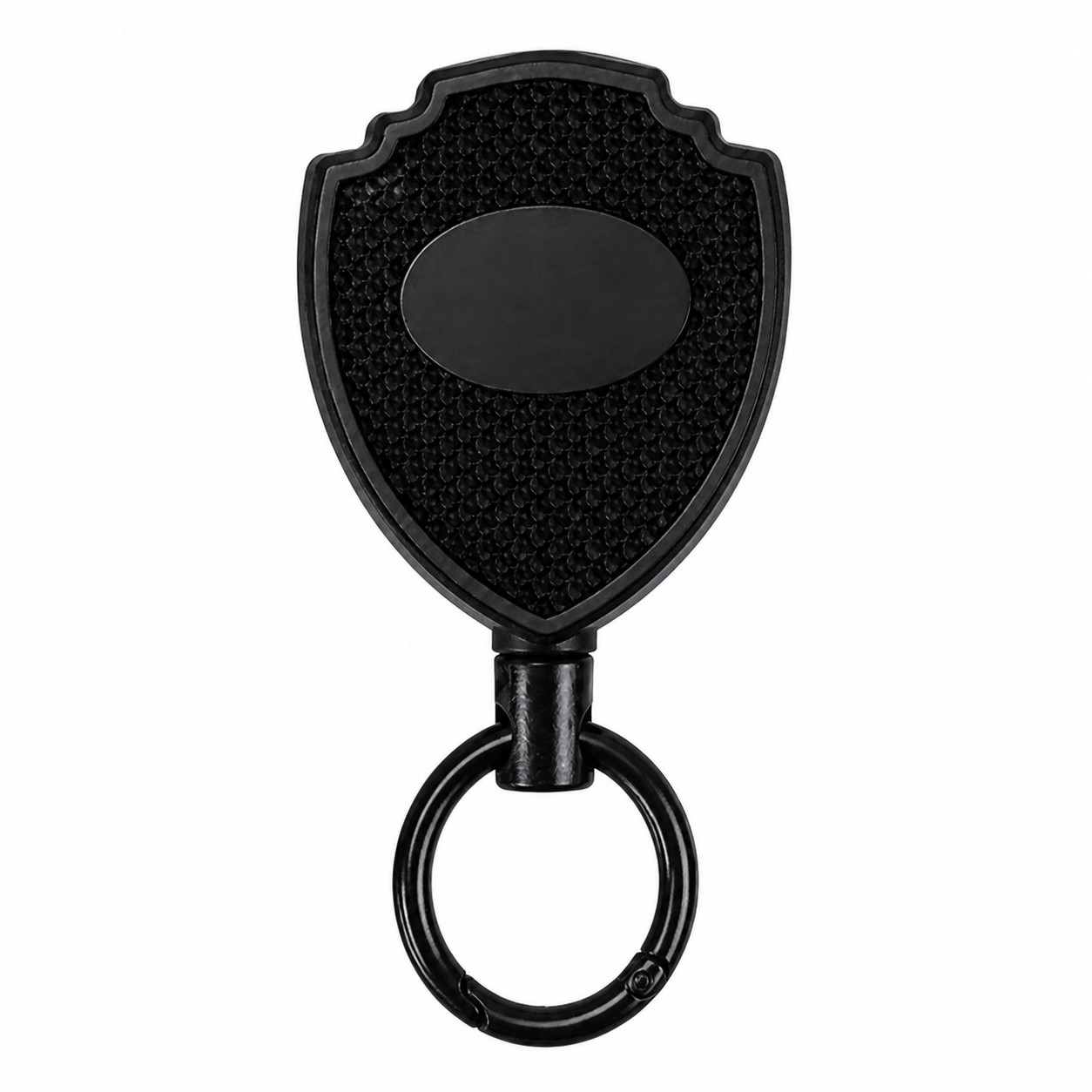 Shield Shaped Plastic Retractable Key Reel — view 2