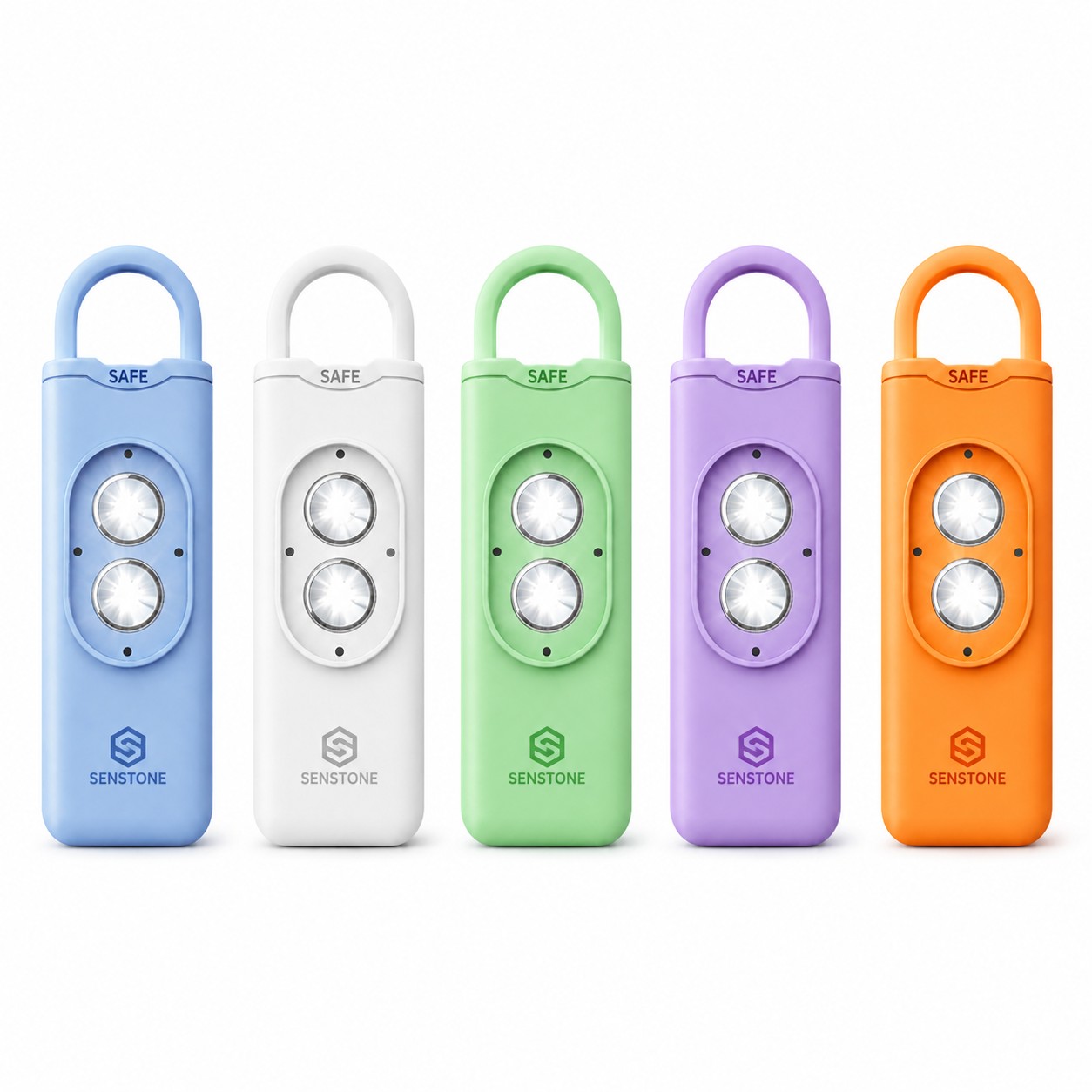 Dual LED ABS Personal Alarm