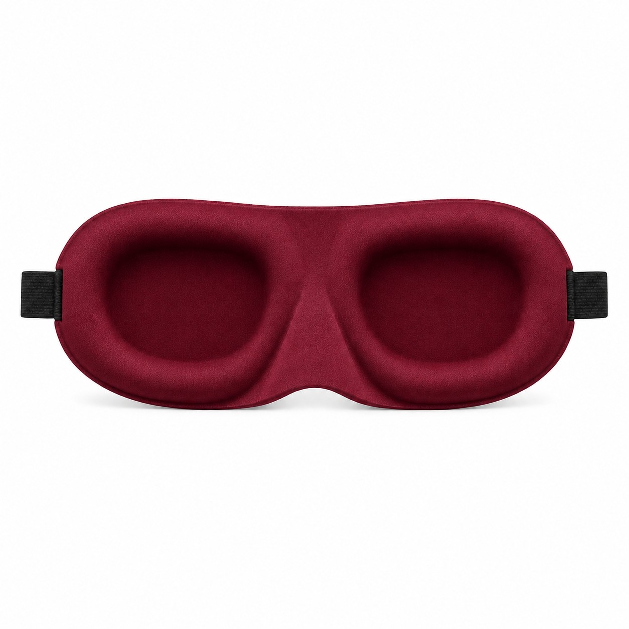 3D Contoured Foam Sleep Mask — Wine Red
