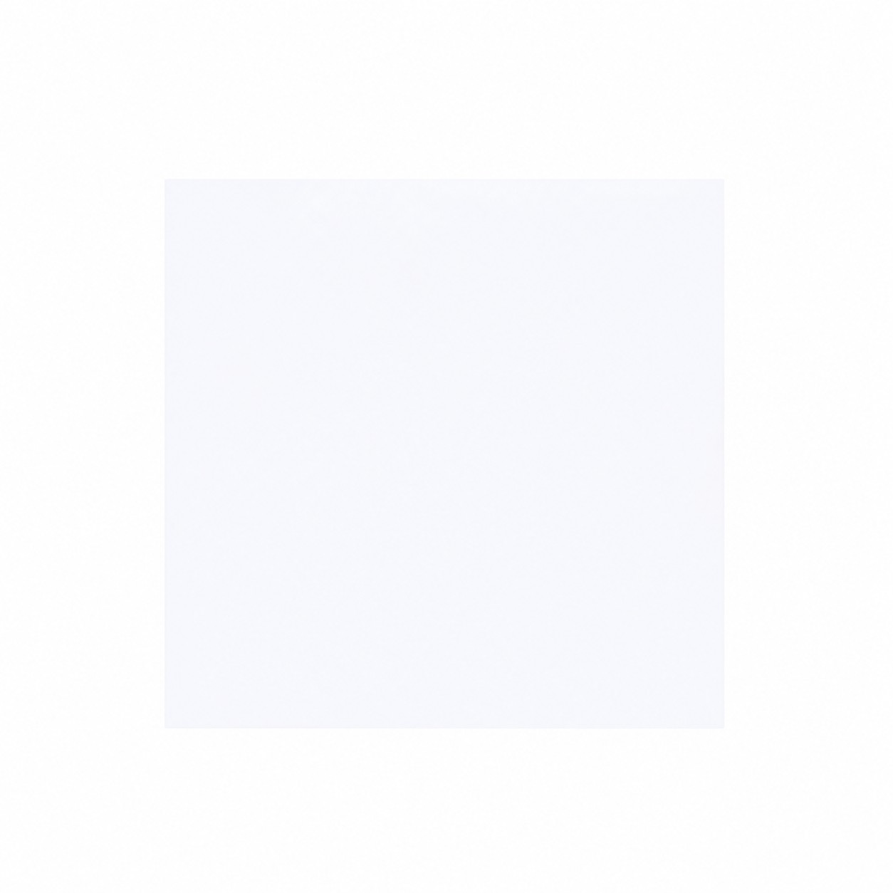 Polyester Square Bandanna — Clear White