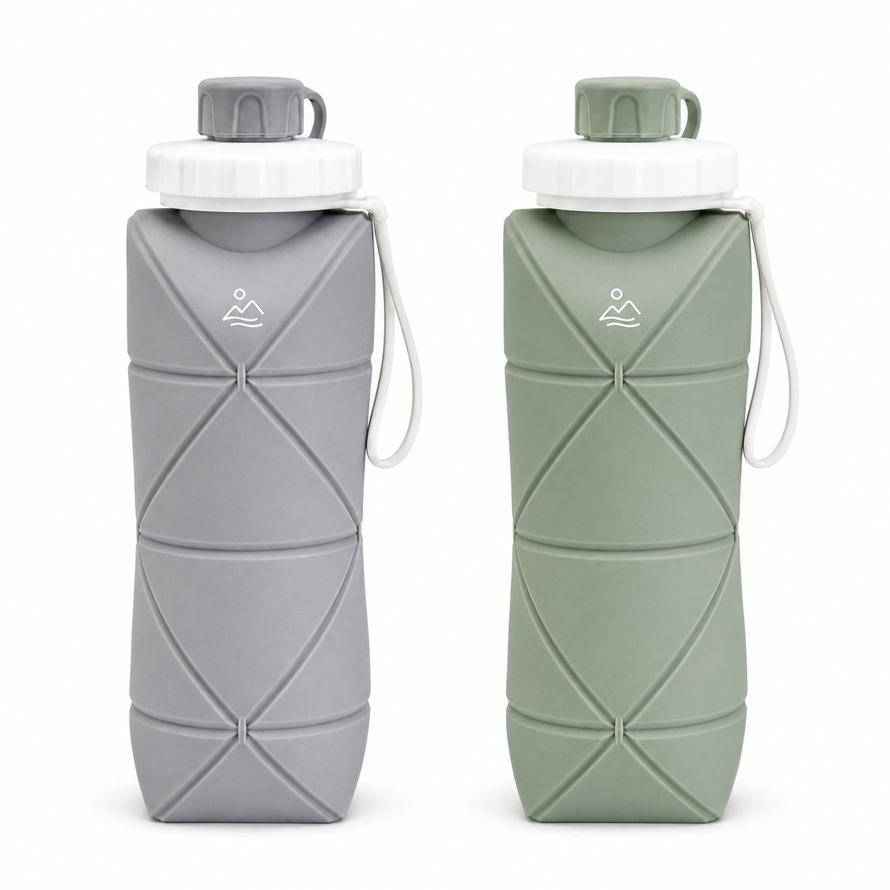 Square Collapsible Silicone Travel Bottle