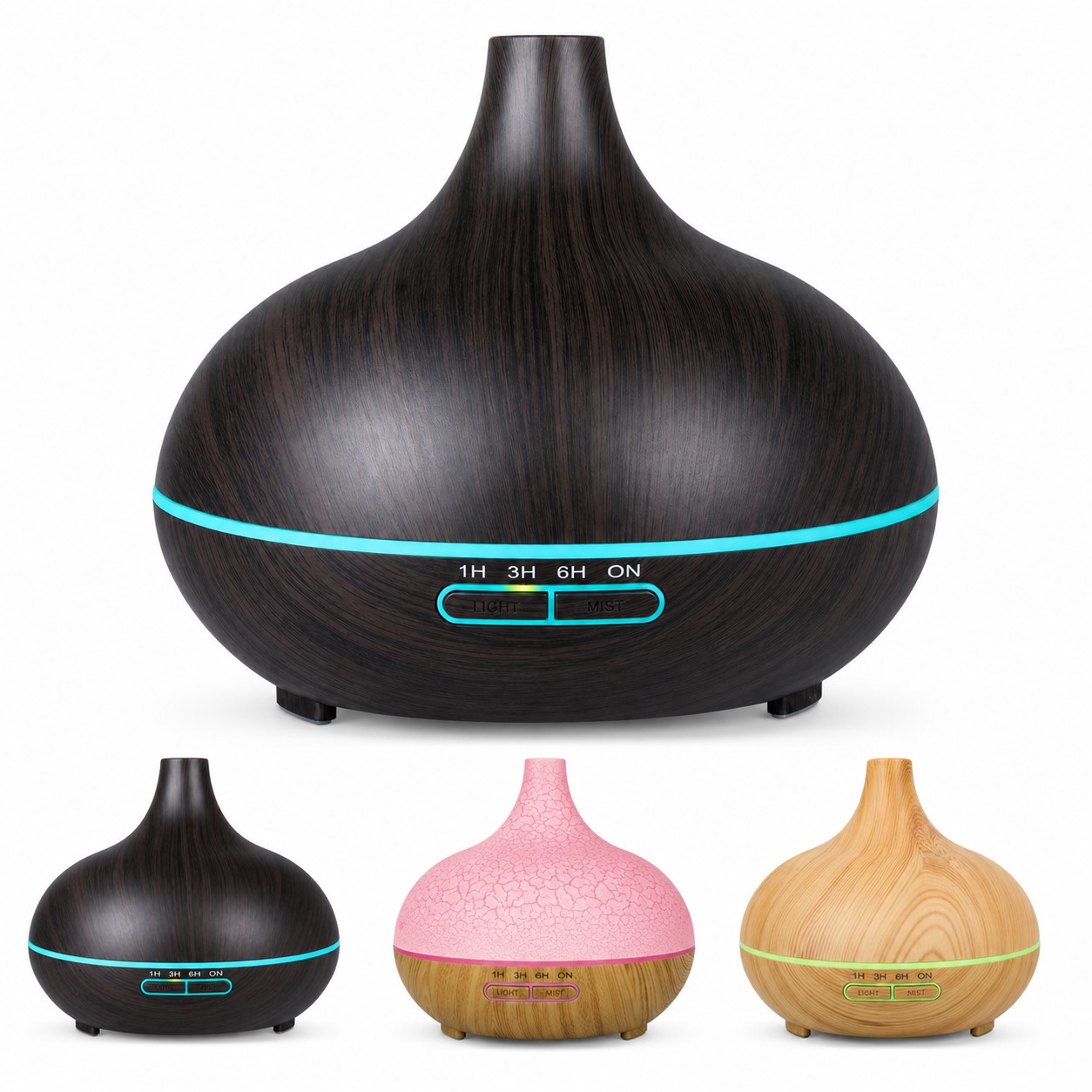 Wood Grain Diffuser Lamp