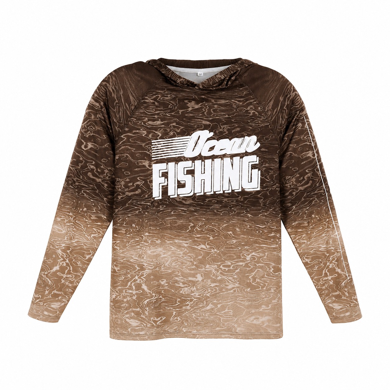 Fishing Sun Hoodie — Brown