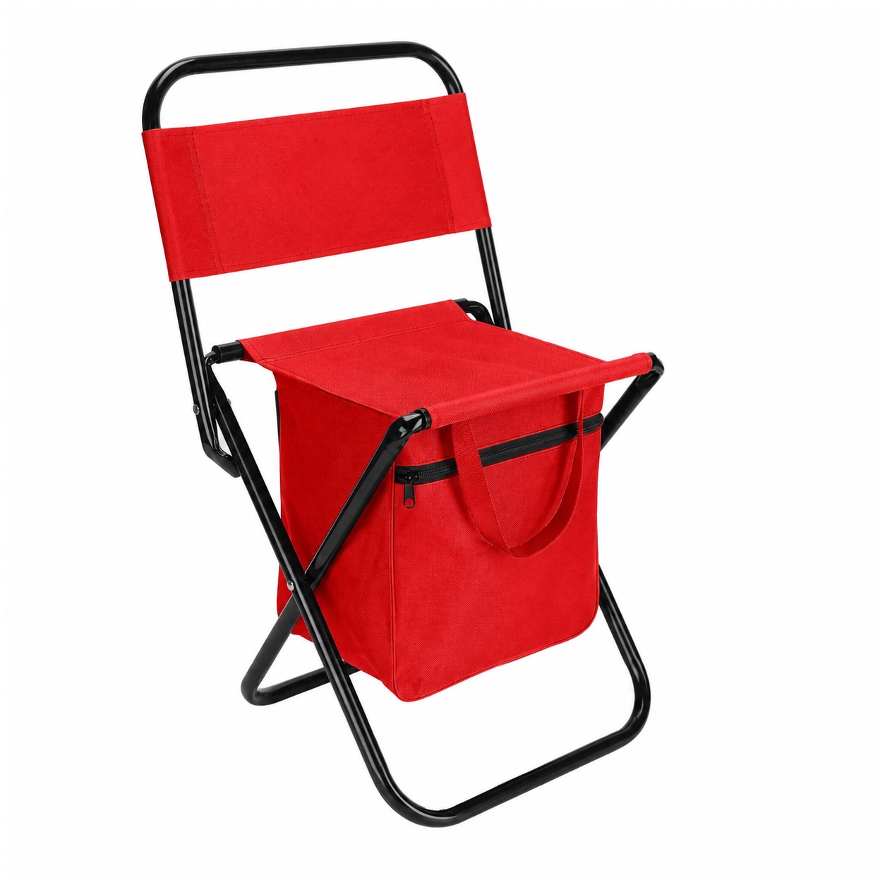 Storage Bag Folding Chair — Red