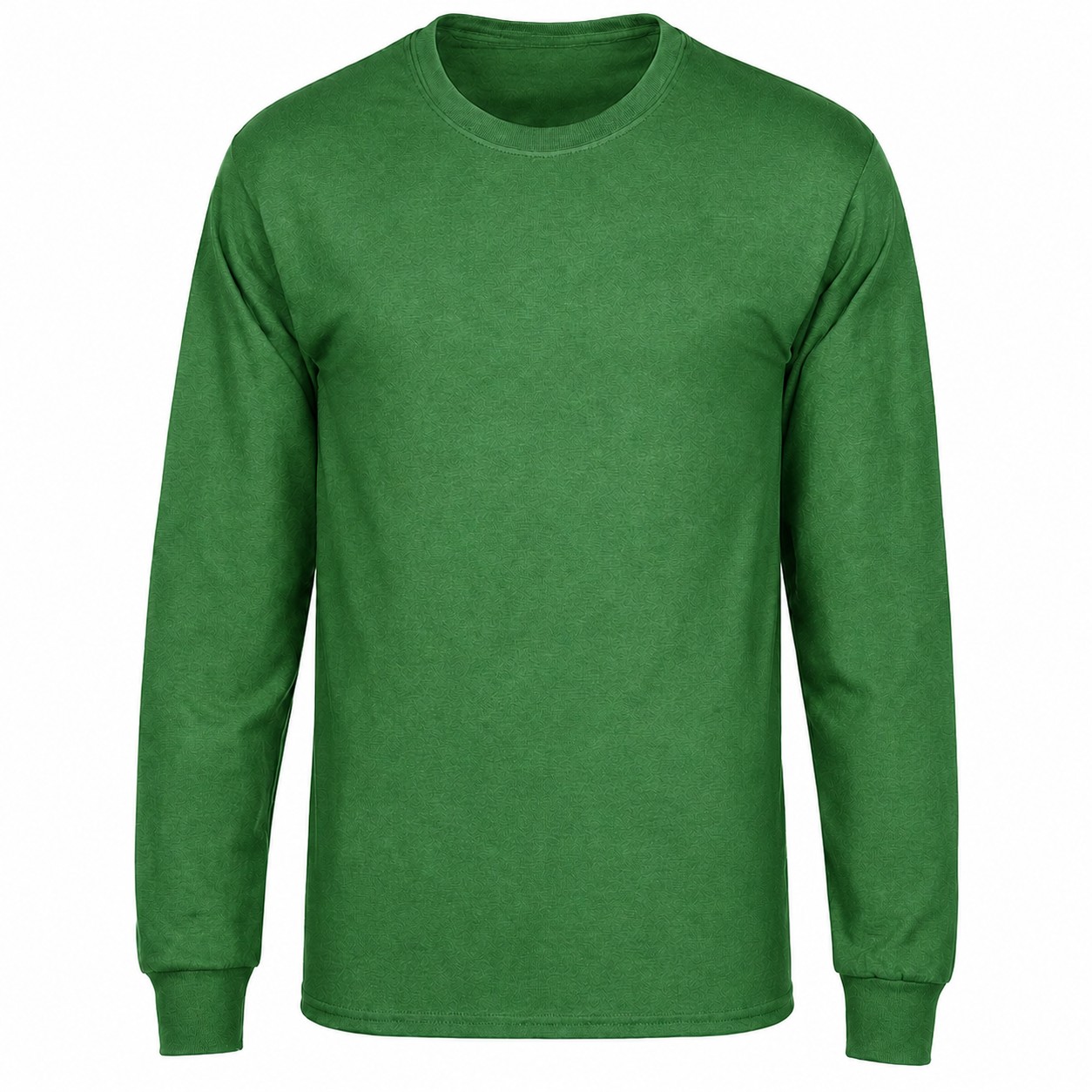 6-Ounce Cotton Long Sleeve Shirt — Green