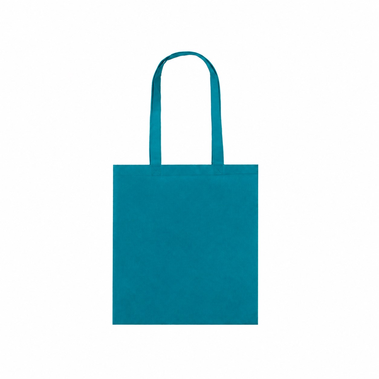 80GSM Non-Woven Reinforced Handles Tote Bag — Teal Blue