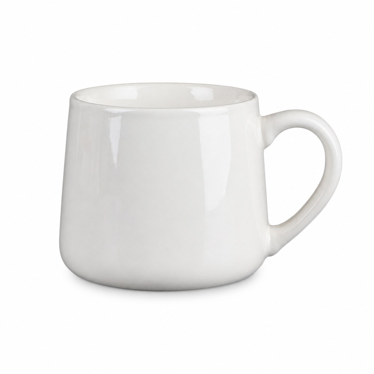 Curved Profile 15 Oz Ceramic Mug — view 2