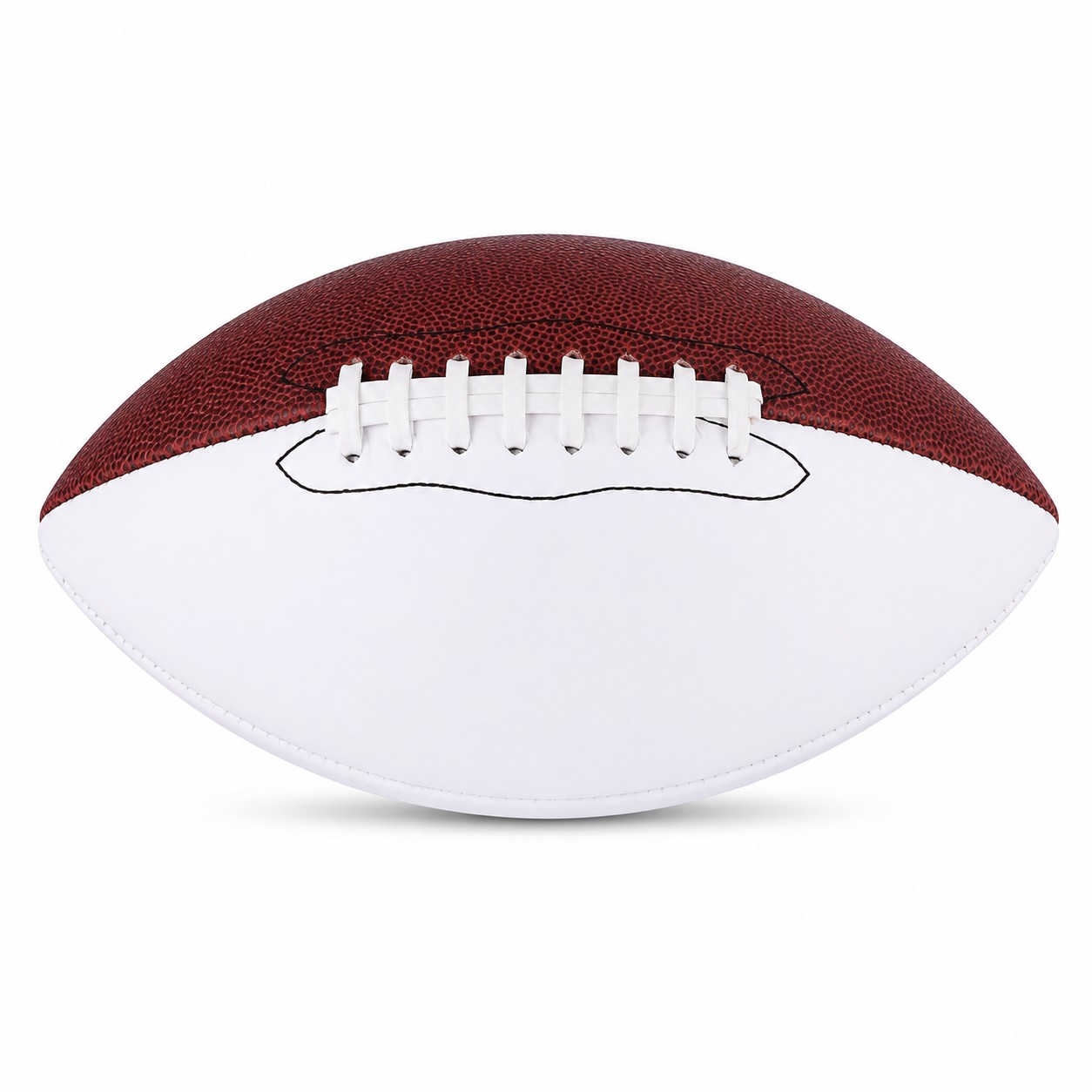 White Panel Autograph Football — view 2