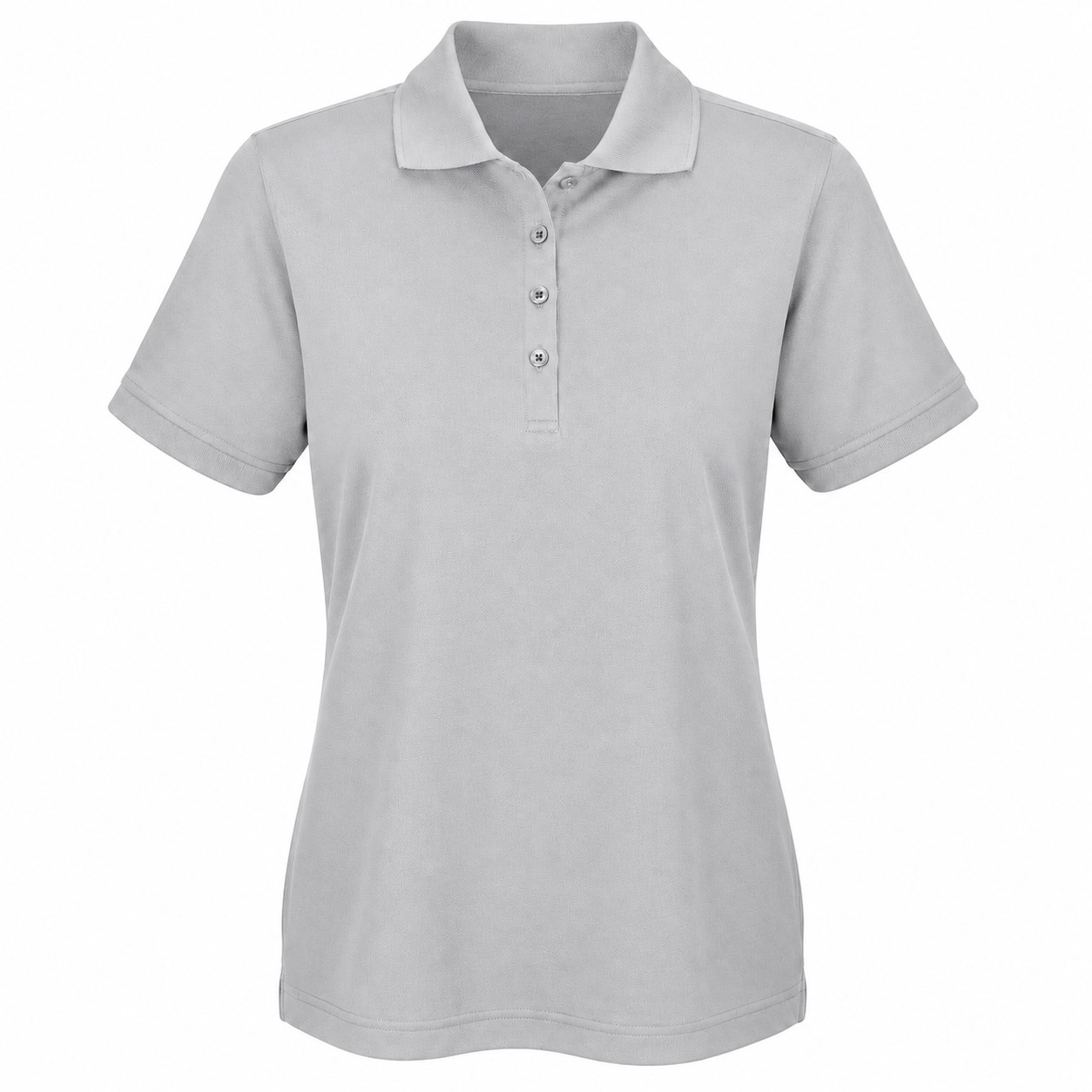 Ladies Ringspun Cotton Scoop Tank — Silver
