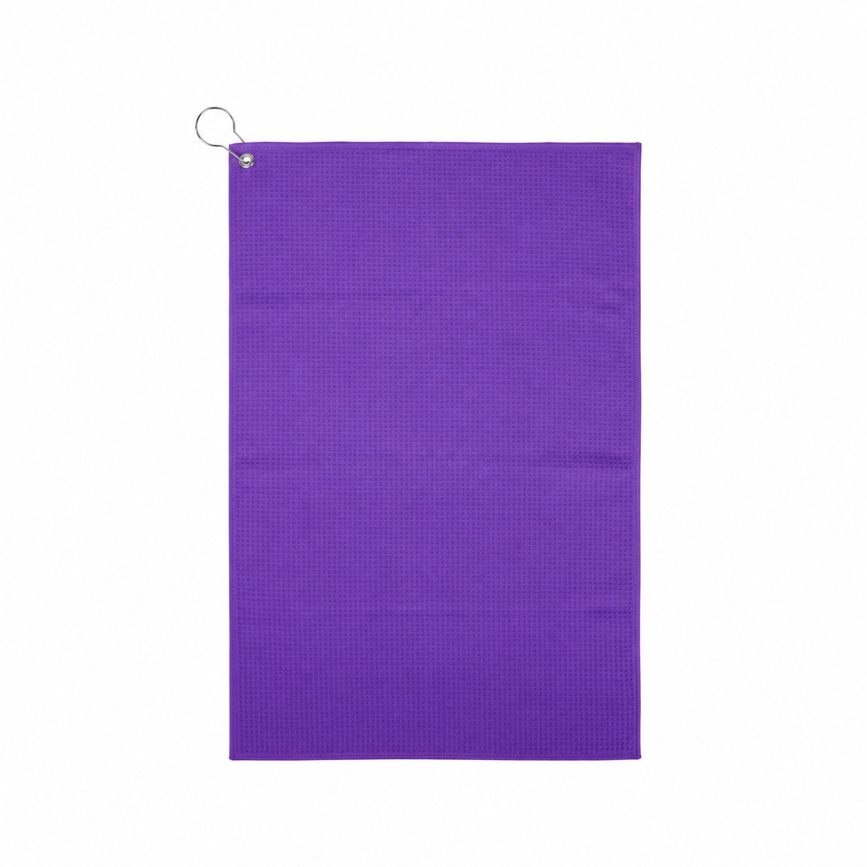 16" Waffle Golf Towel — Purple