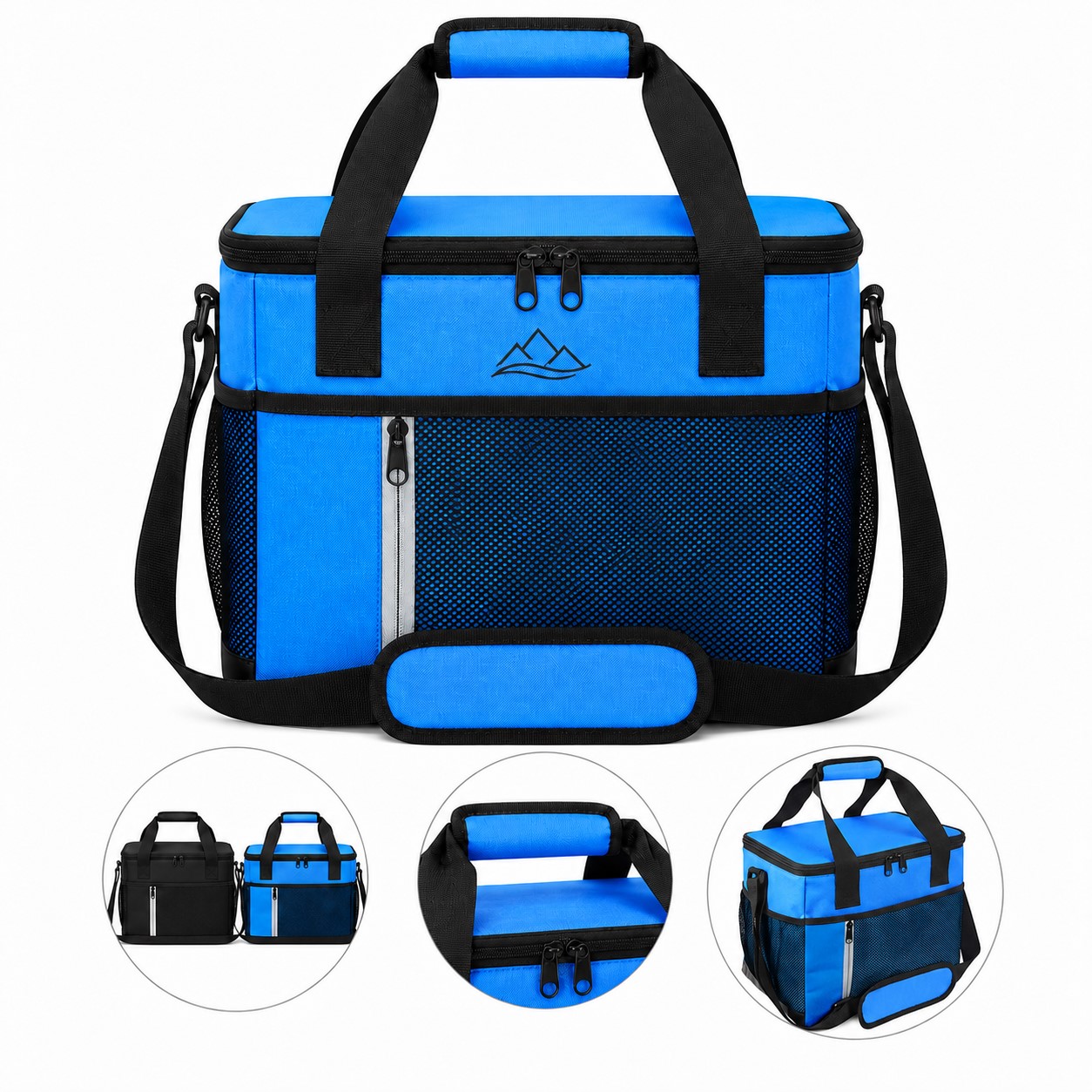 Dual Carry Polyester Insulated Cooler Bag