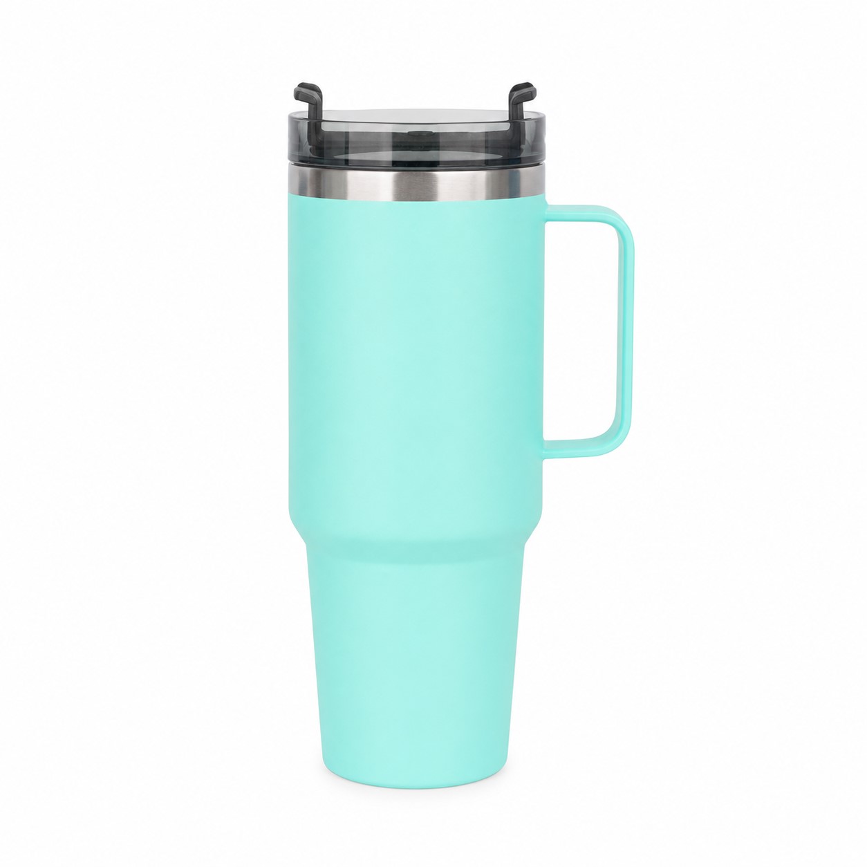30 Oz Handled Stainless Steel Auto Tumbler — view 2