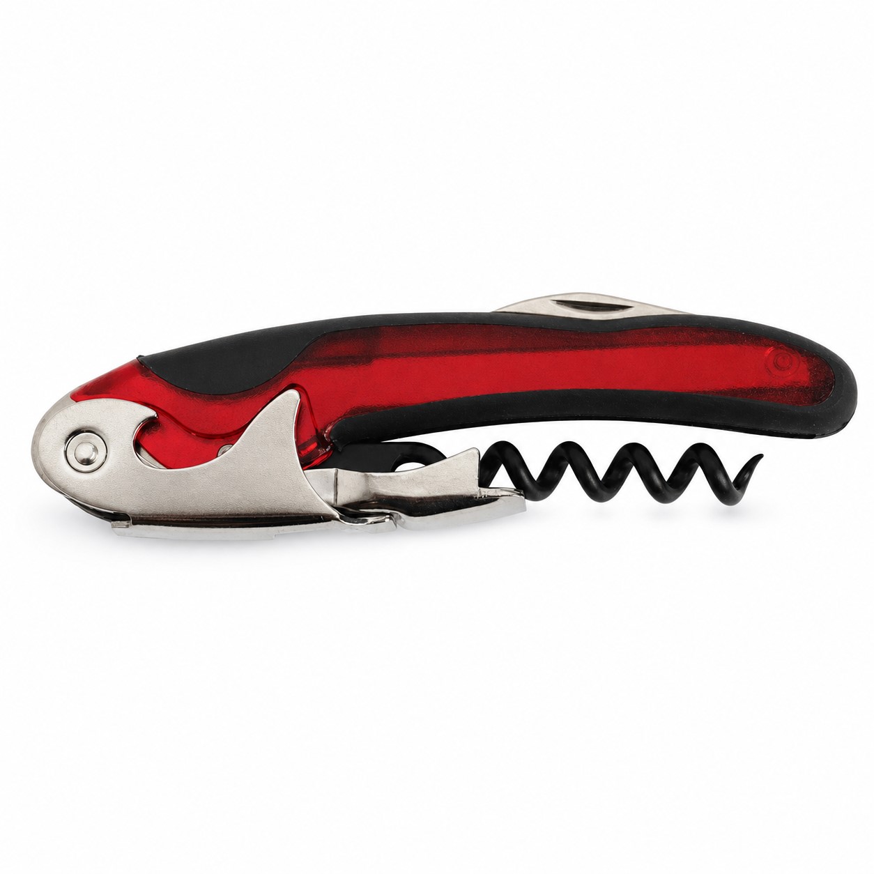 Metal Waiter's Corkscrew With Bottle Opener — view 2