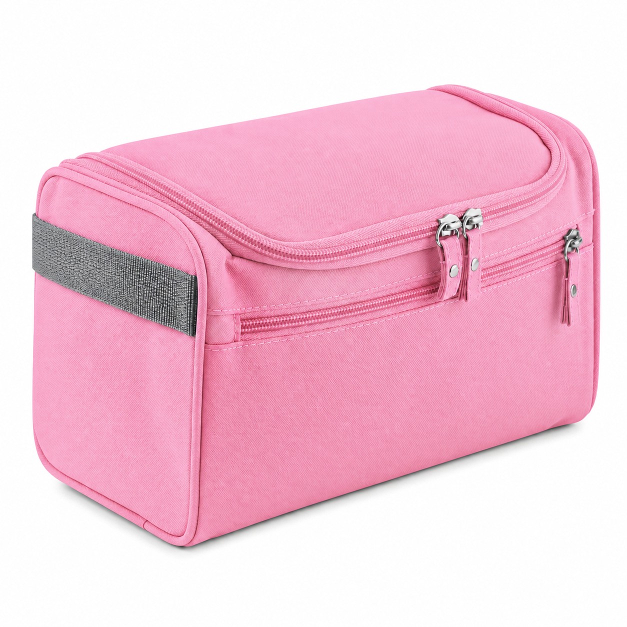Hanging Waterproof Toiletry Organizer Bag — Pink