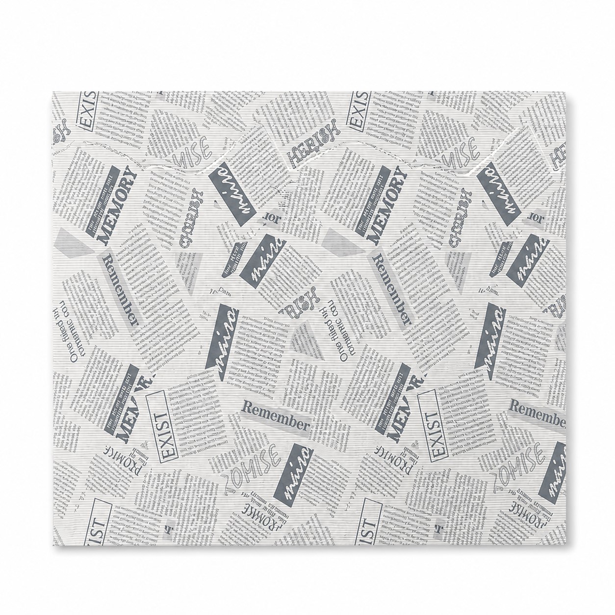 Square Deli Wax Paper Sheets — Pewter Gray