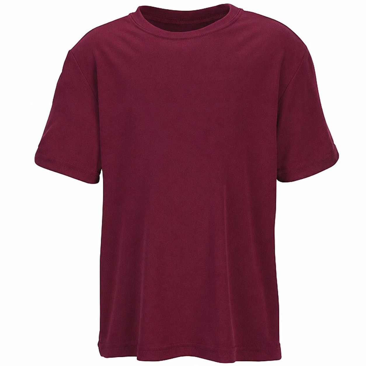 Youth Moisture Wicking Polyester Athletic Shirt — view 2