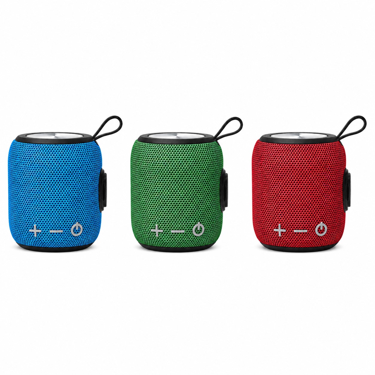 Compact Metal-Top Waterproof Wireless Speaker