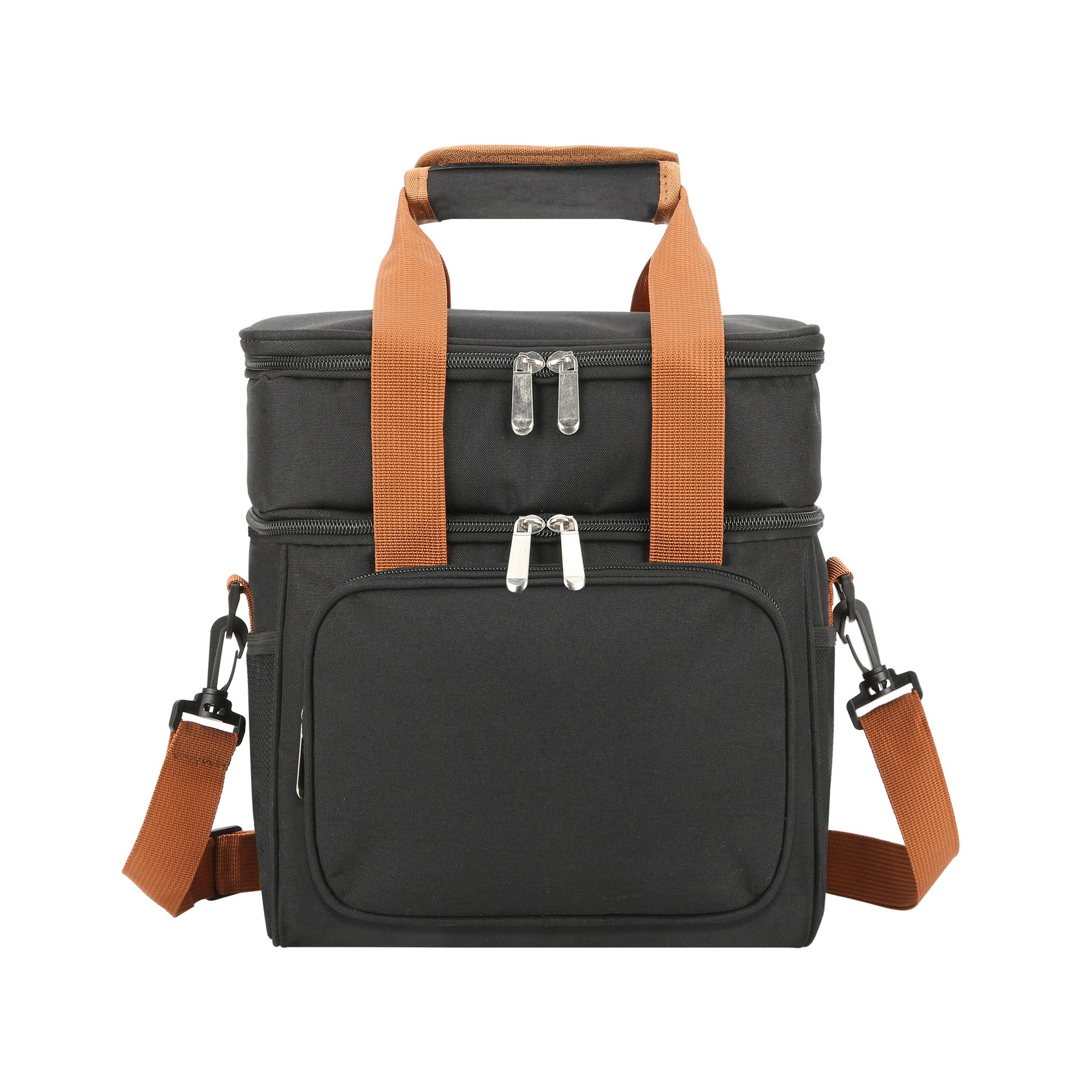 300D Polyester Double-Deck Insulated Lunch Bag — view 2