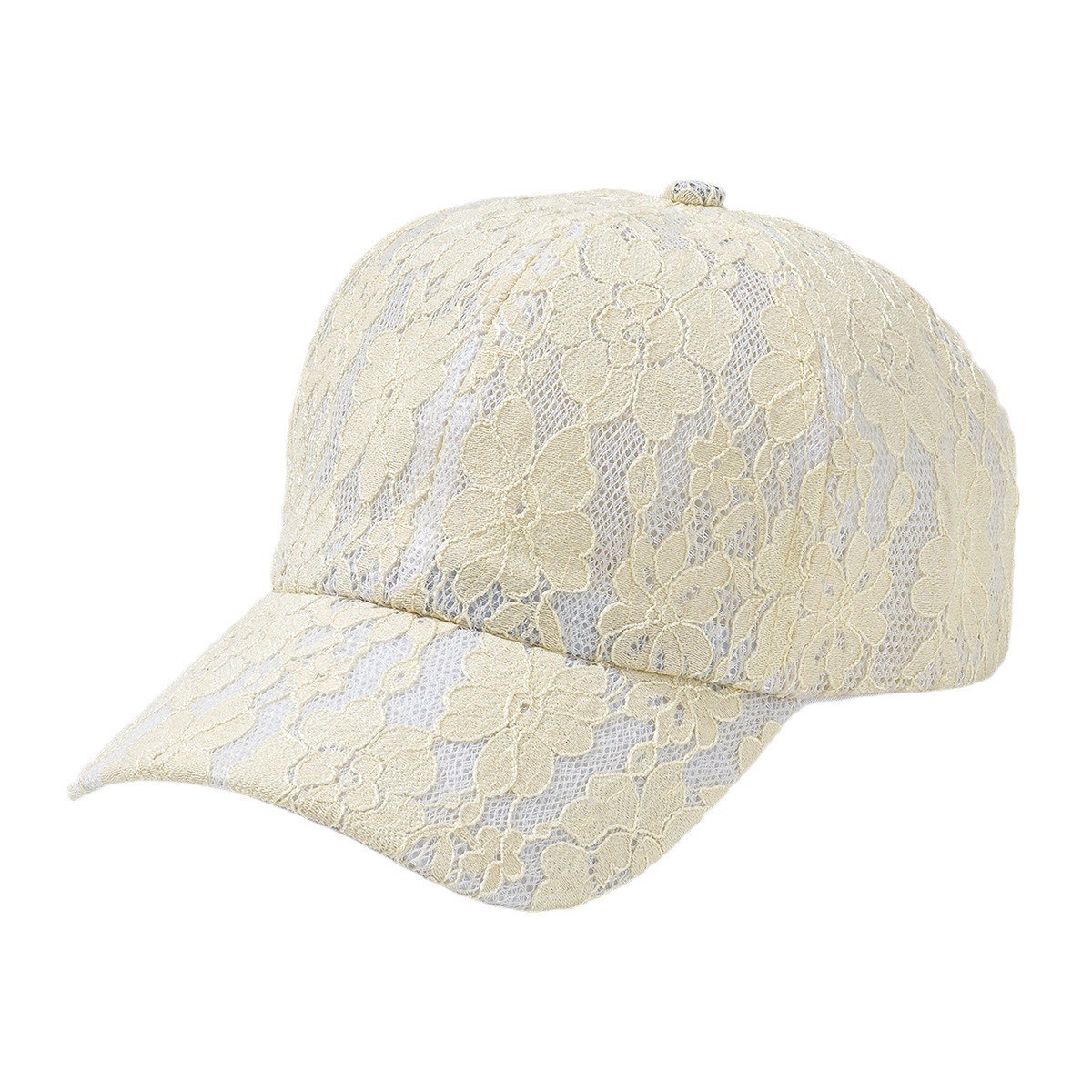 Polyester Floral Lace Baseball Cap — view 2