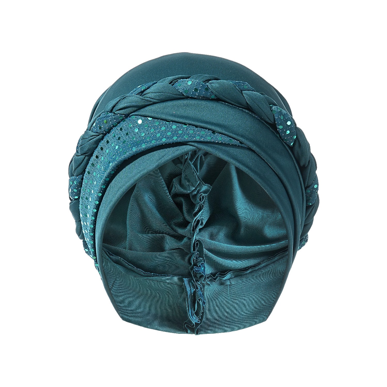 Cross Braid Polyester Turban Hat — view 2