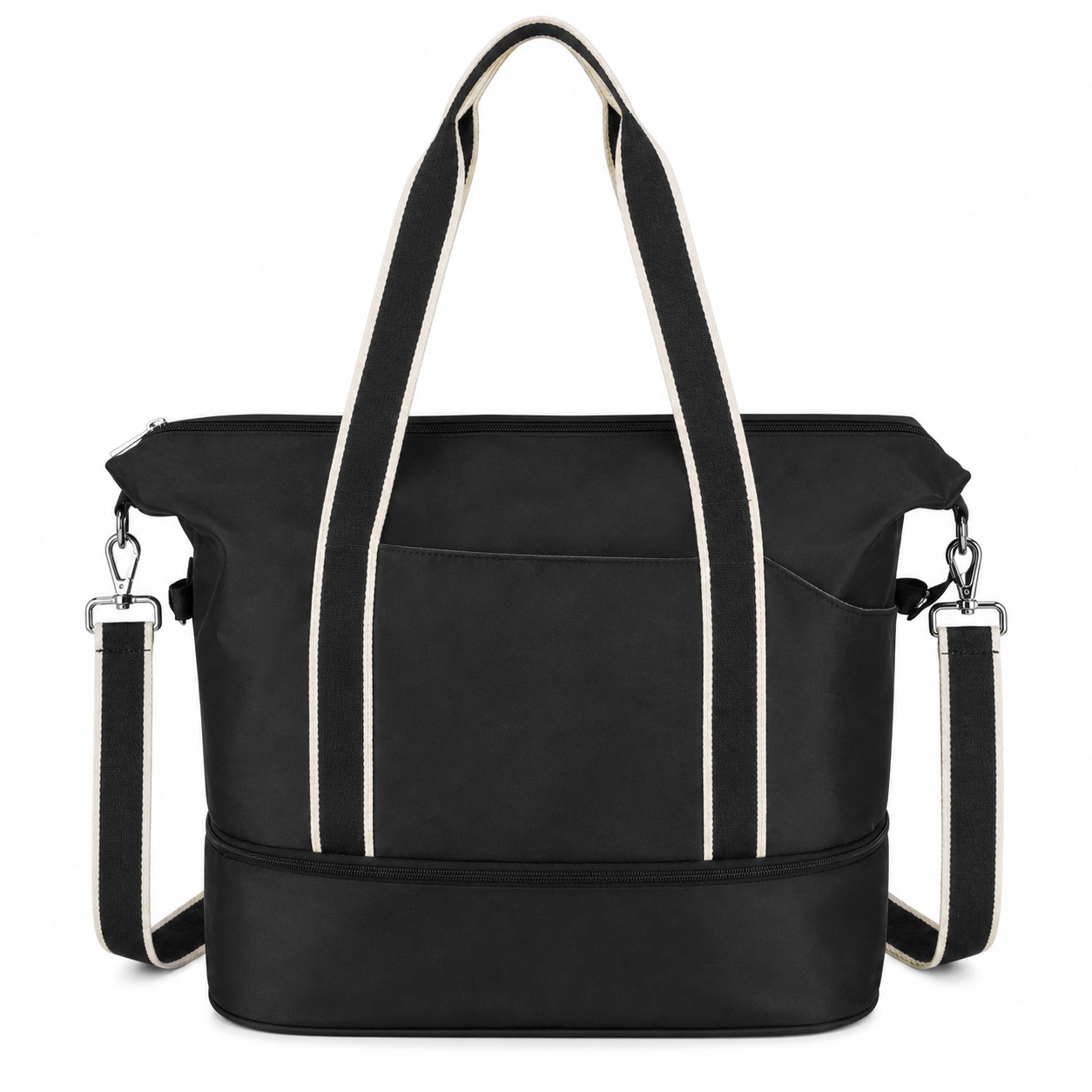 Polyester Travel Bag With Expandable Bottom Compartment — view 2