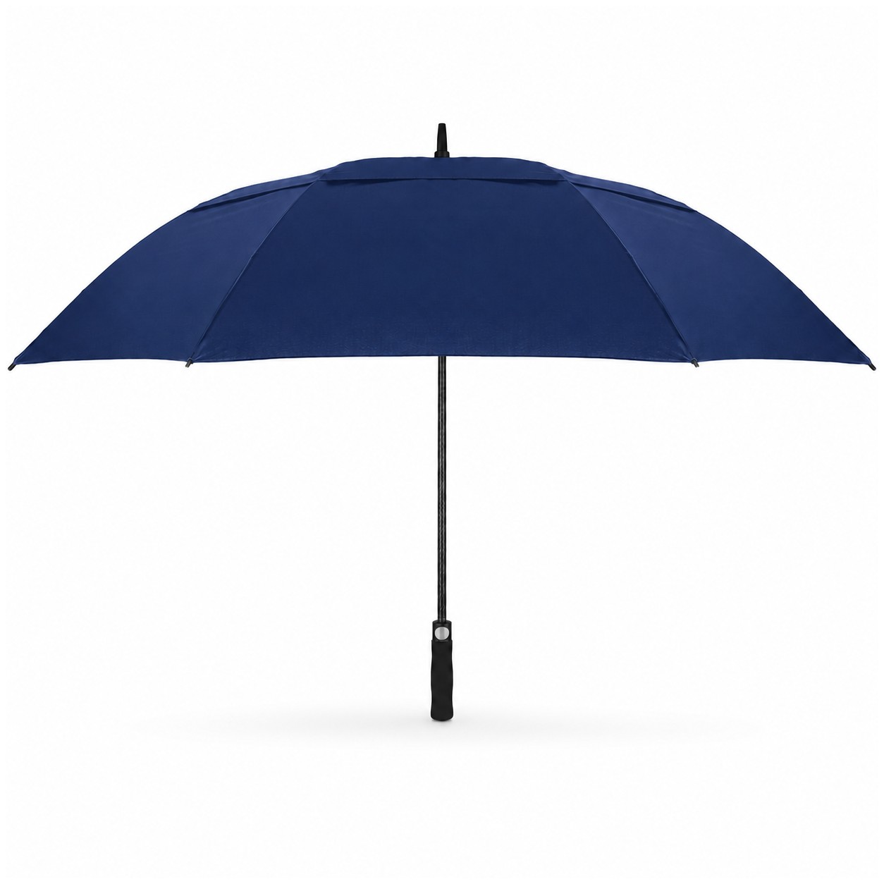 Sixty Inch Double Canopy Golf Umbrella — Navy Blue