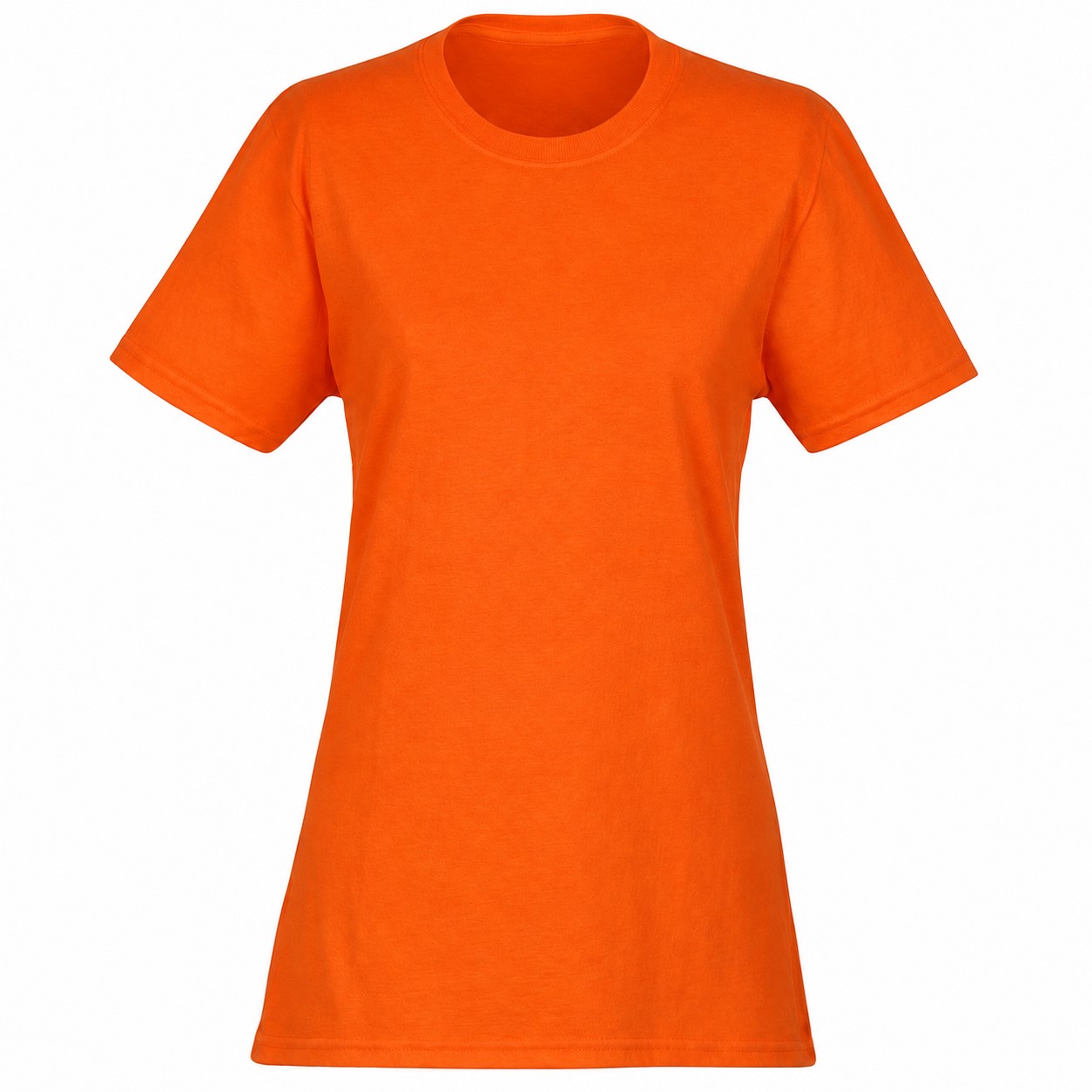 Ladies Blend Short Sleeve Tee — Orange