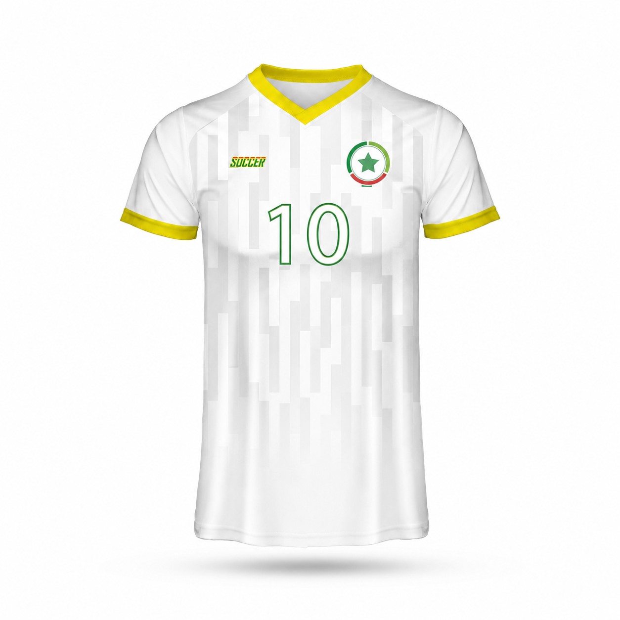 Performance Soccer Team Jersey — Clear White