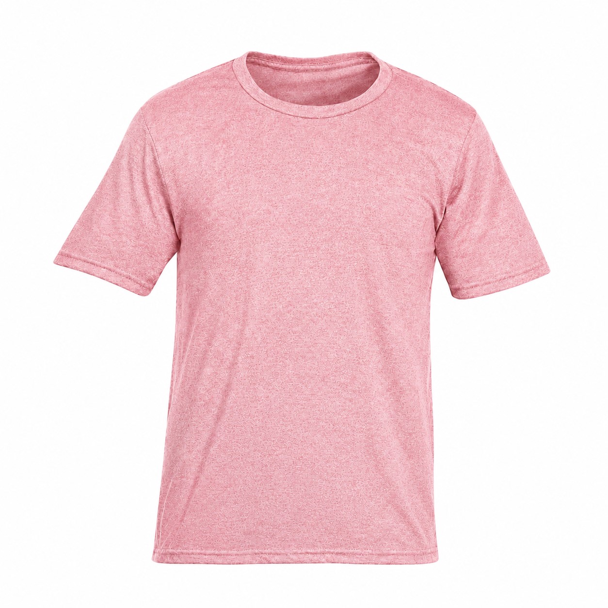 Blend Cotton Polyester Tee — Pink