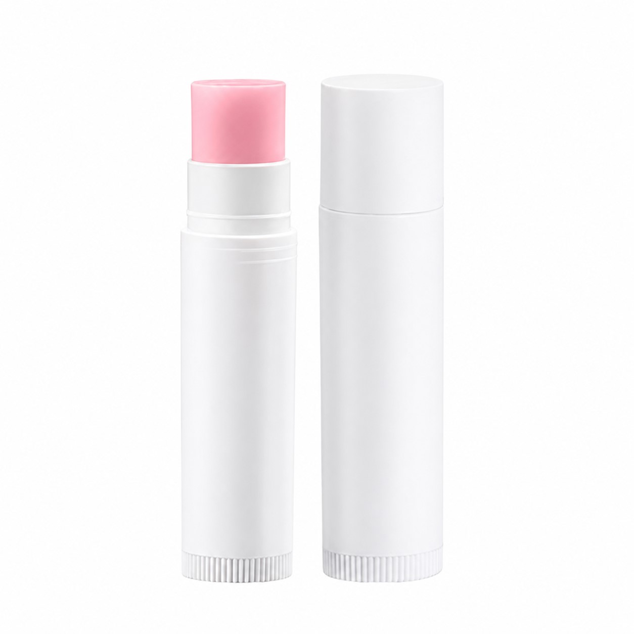 Capped Plastic Wax Lip Balm Stick — view 2