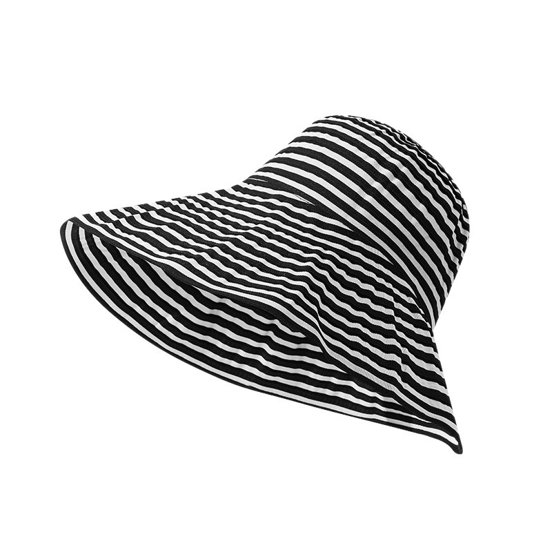 Polyester Striped Foldable Fisherman Hat — view 2
