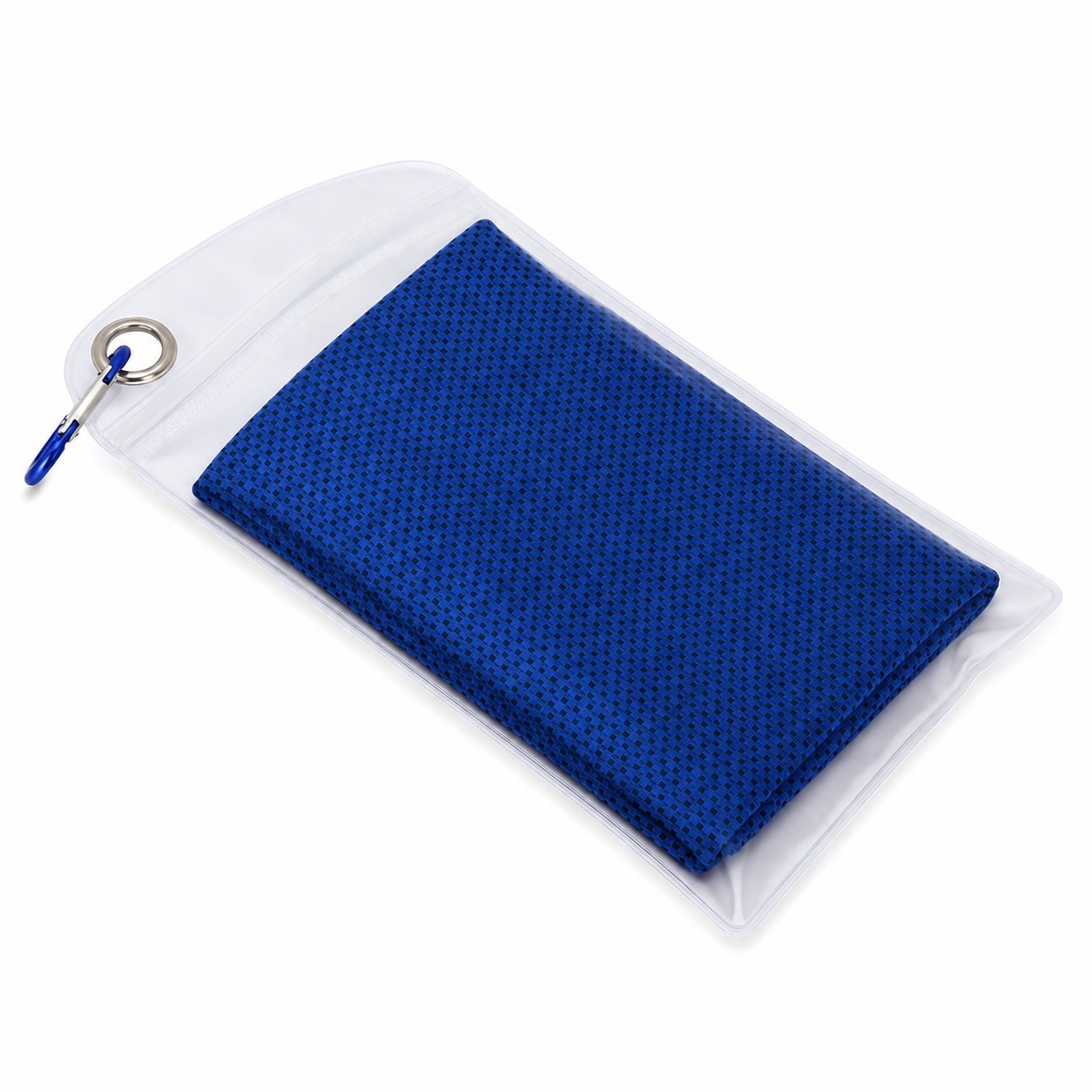 Polyester Cooling Fitness Towel — Sapphire Blue