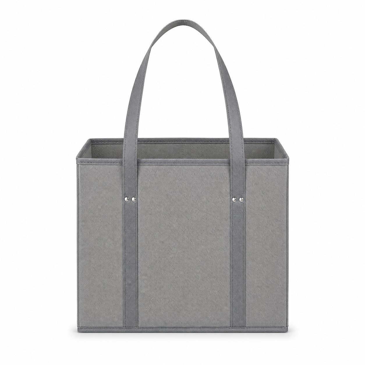 Three Layer Reinforced Fabric Grocery Tote — view 2