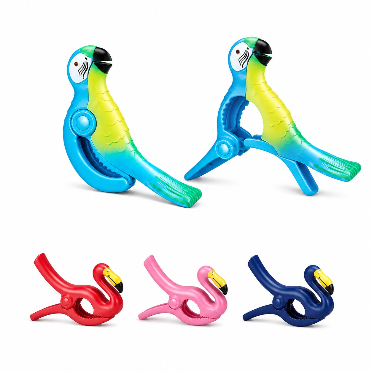 Bird Shaped Beach Towel Clips
